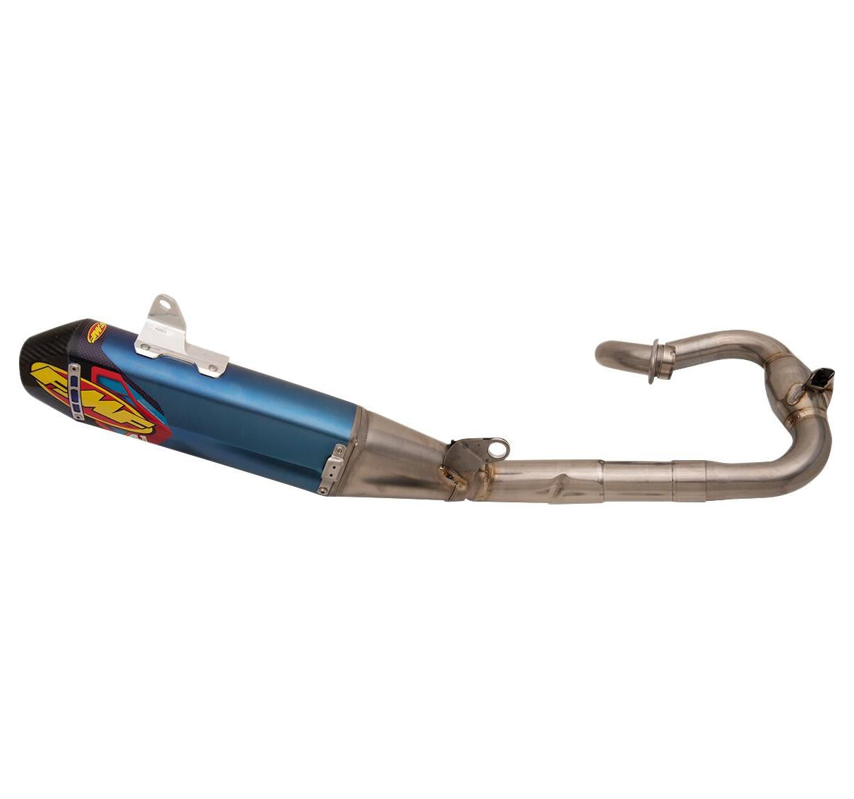 FMF Exhaust System Factory 4.1 RCT Megabomb Blue Carbon End For Yamaha YZ 250 F Monster Energy Racing Edition 2021-2023