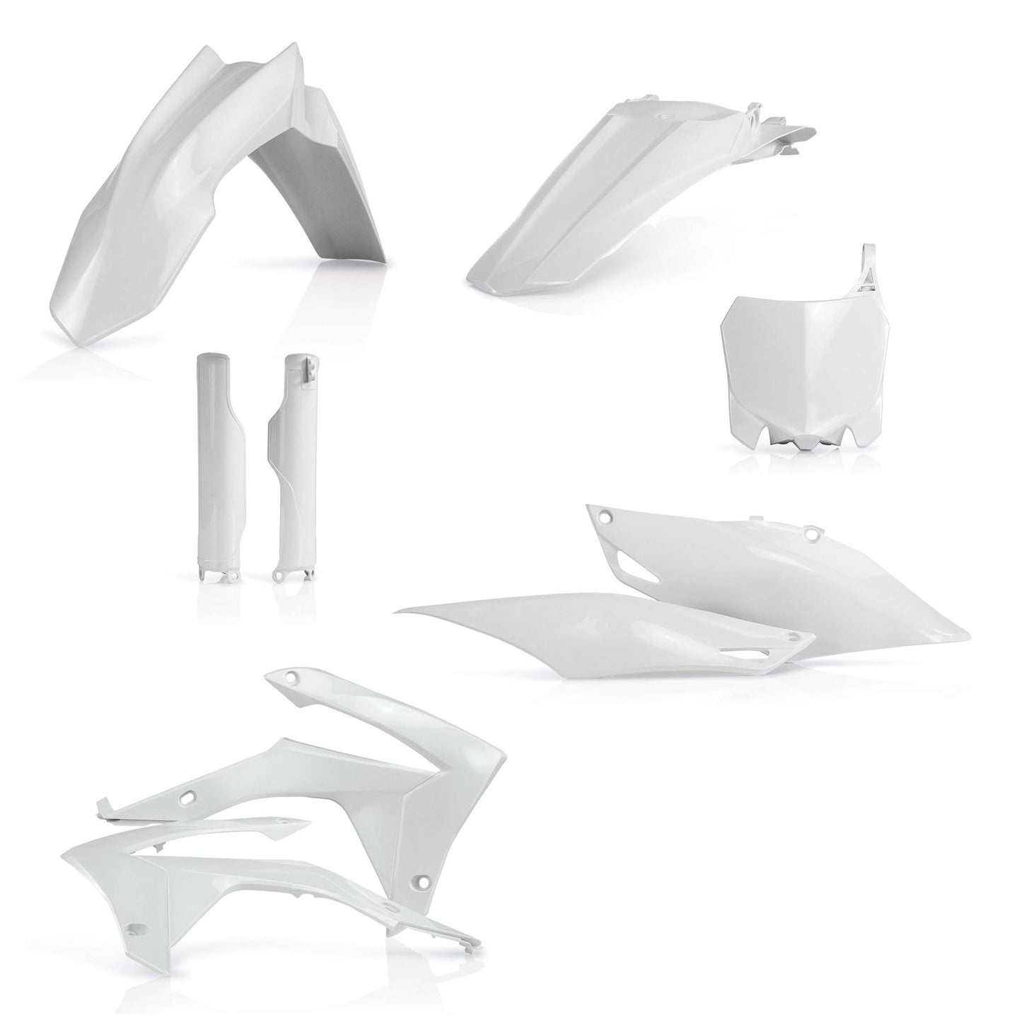Acerbis Full Plastic Kit White For HONDA CRF 450 R 2013-2016