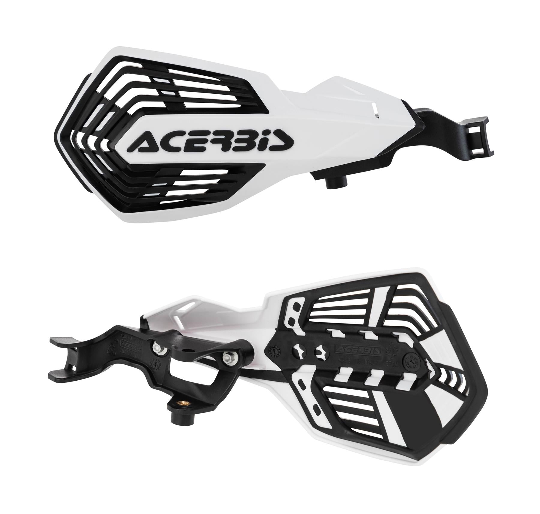 Acerbis K-Future Vented Handguards White Black Sherco 300 SE-R 2015 - 2023