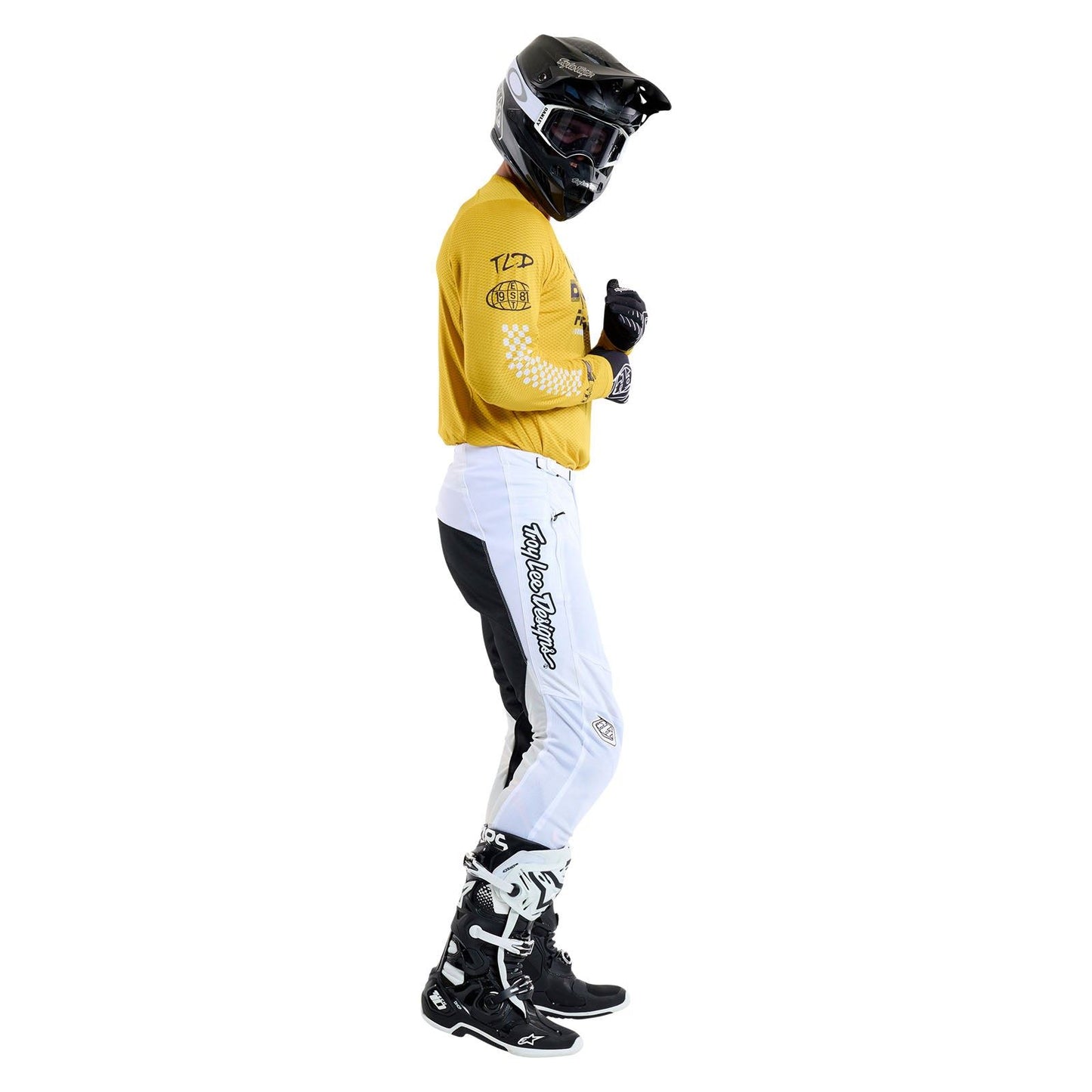 Troy Lee Designs Spring 2025 MX Combo Kit GP PRO AIR Factory Gold White