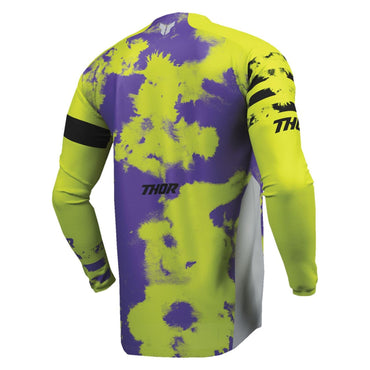 Thor 2026 Youth Launchmode Bleach Grey Acid MX Jersey