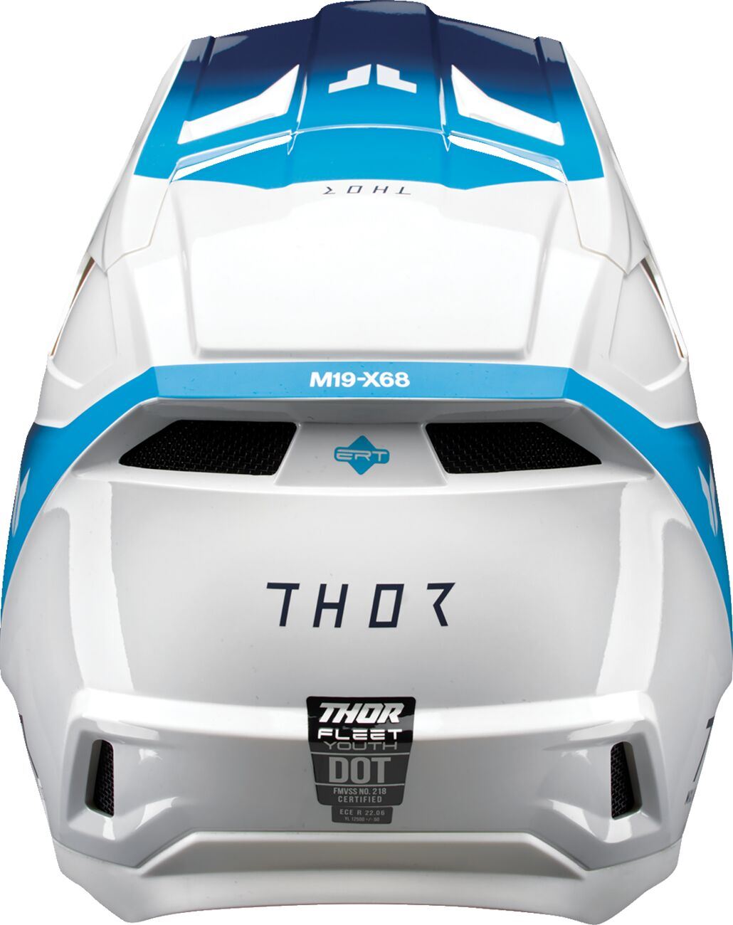 Thor MX Spring 2025 Youth Helmet Fleet Storm White Navy