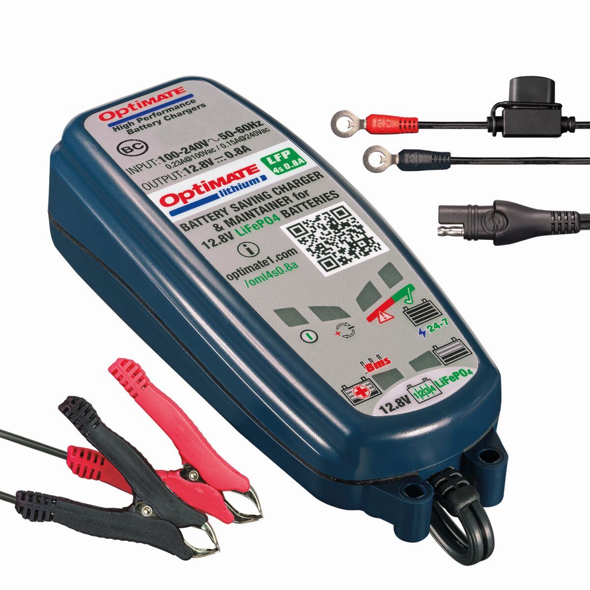 OptiMate Lithium 4s 0.8A LTP 12.8V 0.8A Battery Saving Charger & Maintainer