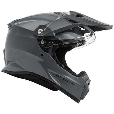 Fly Racing 2025 Trekker Solid Motocross Helmet Grey