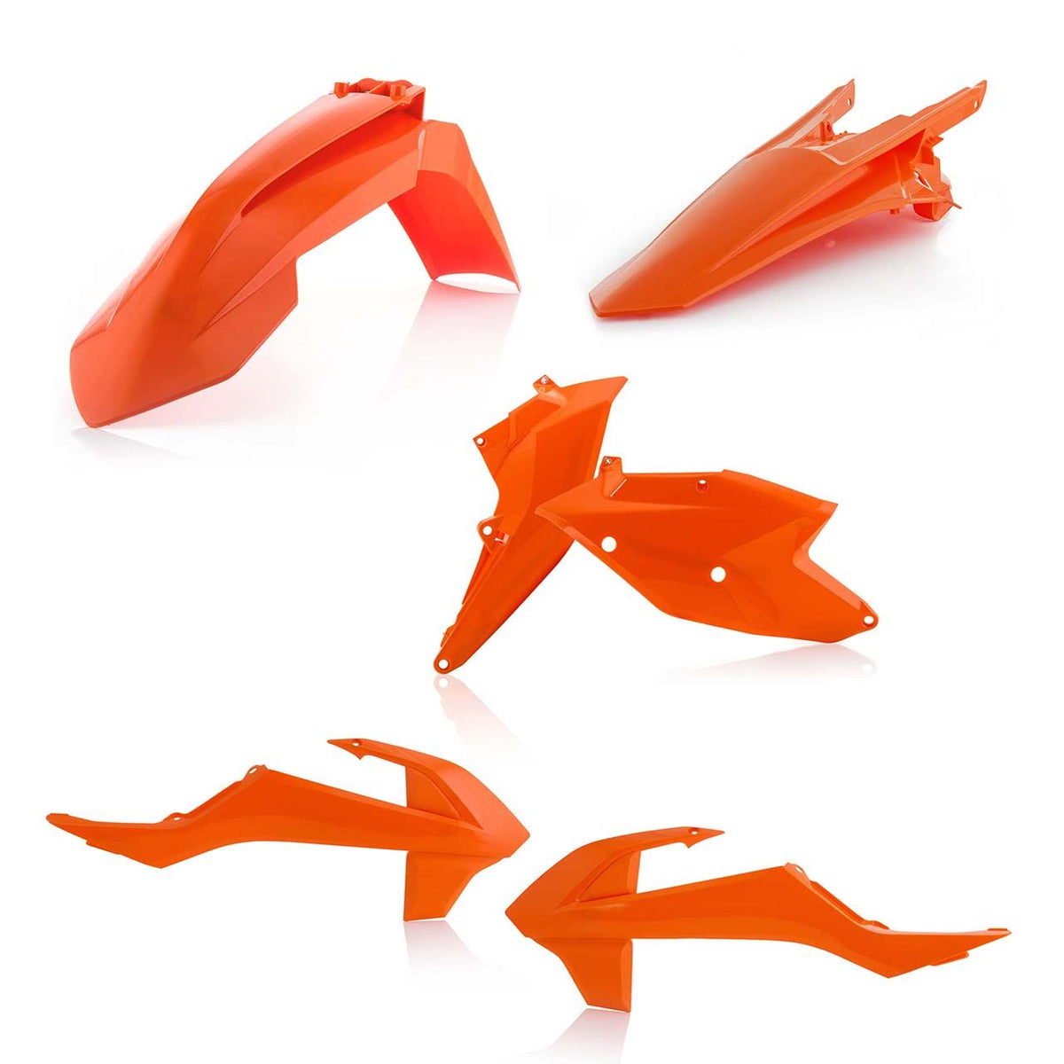 Acerbis Plastic Kit Orange 016 For KTM EXC 250 2017