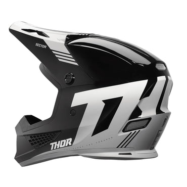 Thor Motocross Helmet Sector 2 Carve Black White
