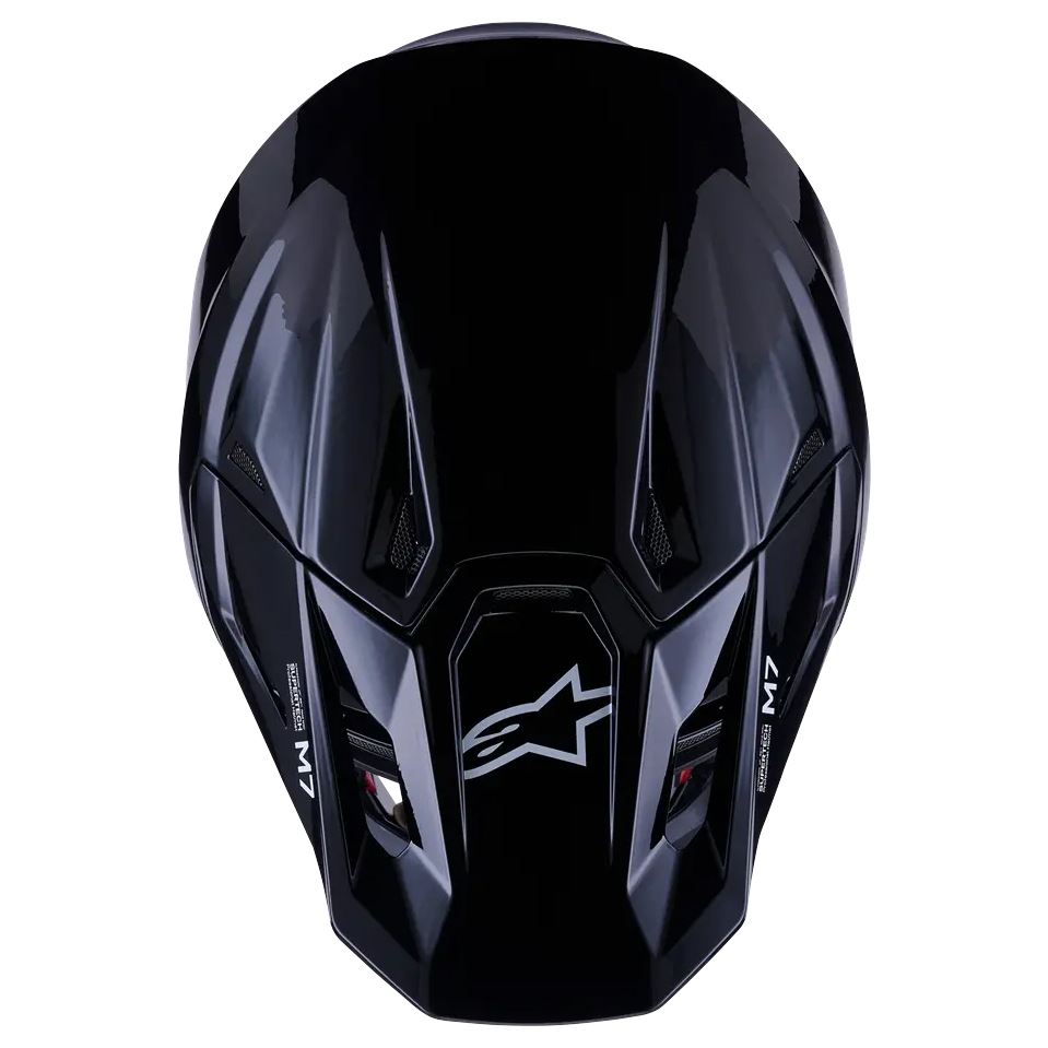 Alpinestars 2026 Motocross Helmet Black Glossy