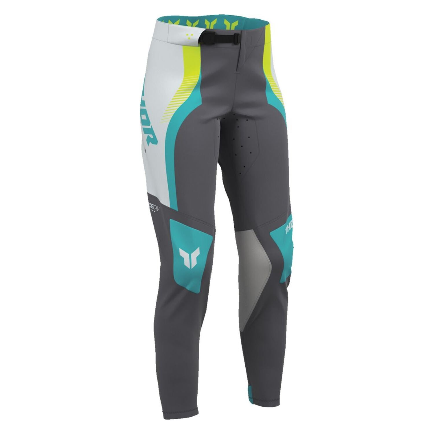 Thor 2026 Womens Sportmode Velocity Grey Aqua MX Pants