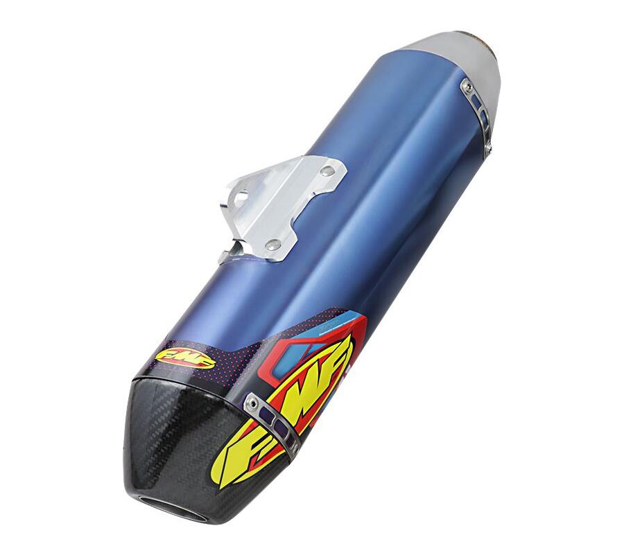 FMF Exhaust System Factory 4.1 RCT Megabomb Carbon Blue For Kawasaki KX 250 F 2017-2020