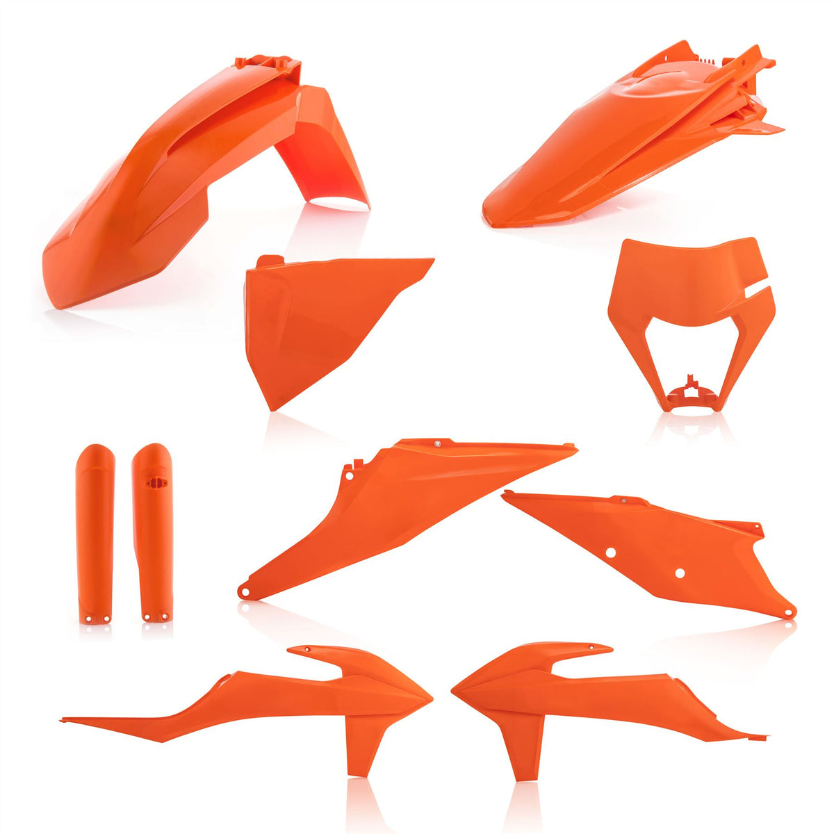 Acerbis Full Plastic Kit Orange 016 For KTM EXC-F 500 2020-2023