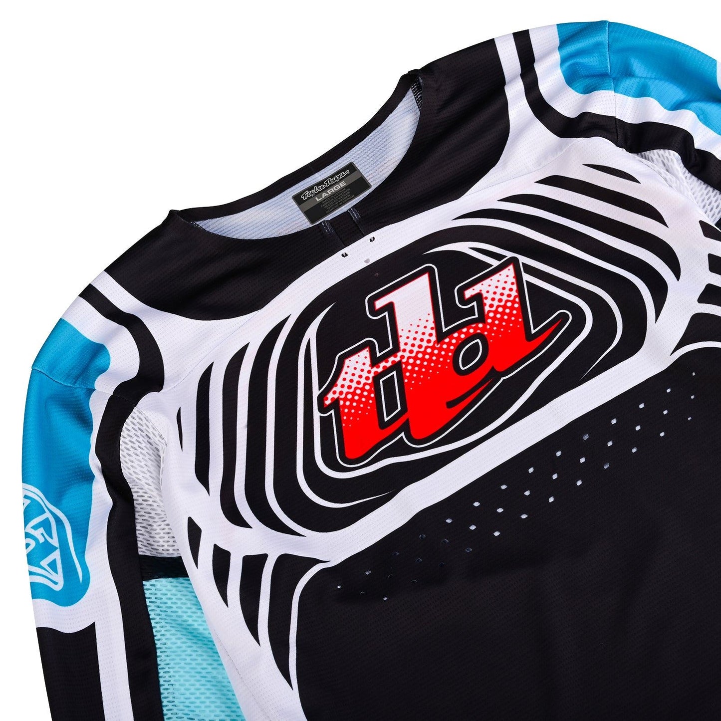 Troy Lee Designs 2025 Motocross SE PRO Wavez Jersey Phantom Turquoise