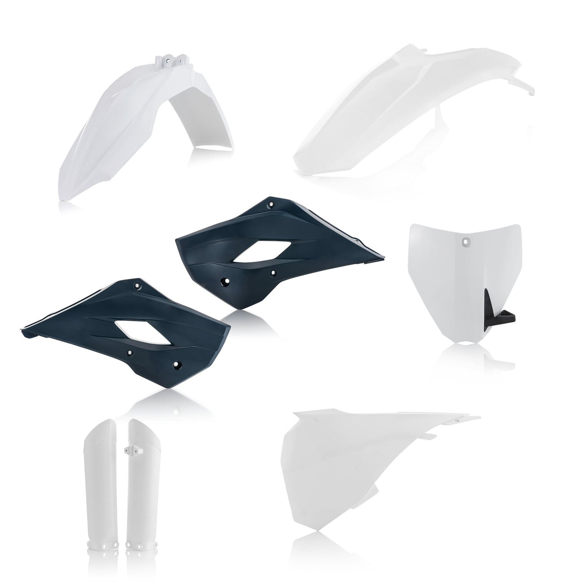 Acerbis Lower Fork Covers Verde 4 Green For Husqvarna FE 450 2016-2023