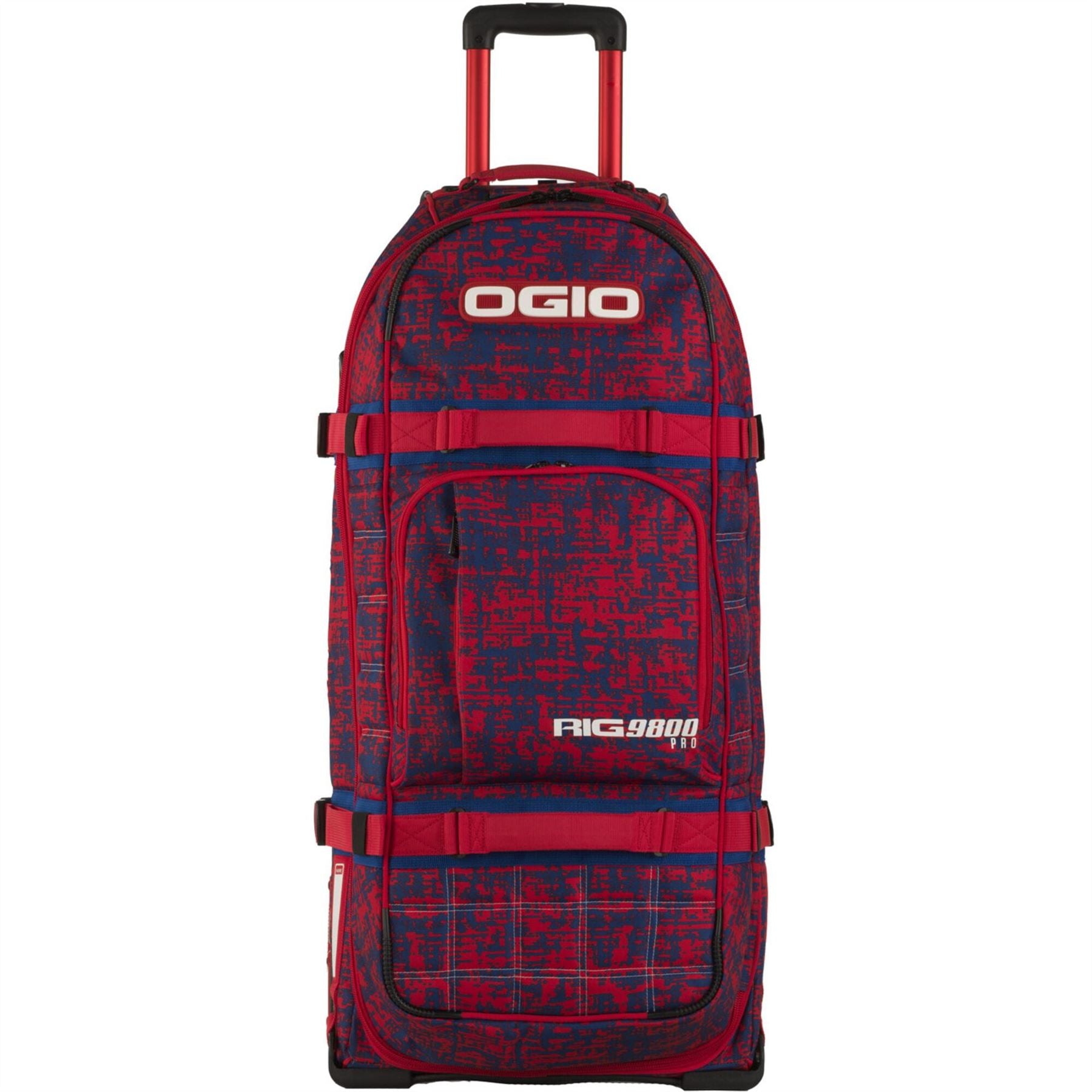 OGIO Trucker Wheeled Gear Chaos Red Blue 110 Litre