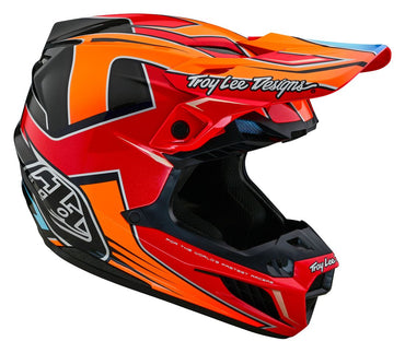 Troy Lee Designs 2025 SE5 Composite Helmet Efix Fire