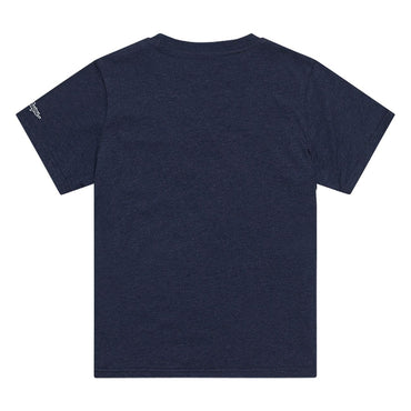 Troy Lee Designs Spring 2025 MX Badge Youth Casual T-Shirt Navy Heather