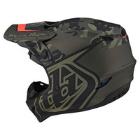 Troy Lee Designs 2025 GP Helmet Overload Camo Army Green Grey