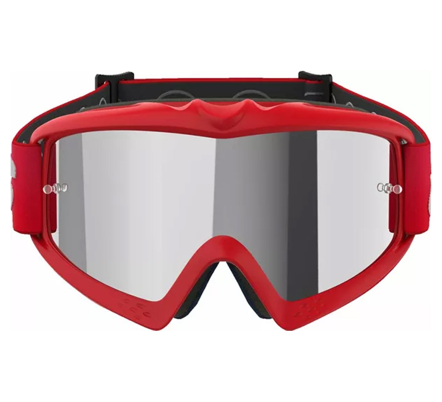 Alpinestars 2025 Goggles Youth Vision Blaze Red Mirror Silver