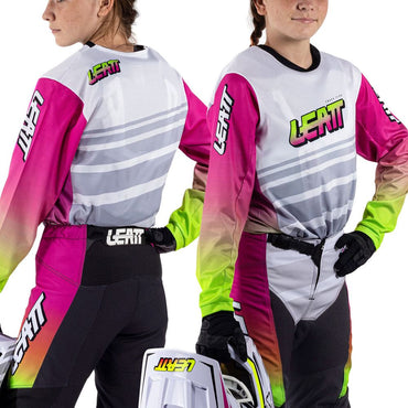 Leatt 2026 Motocross Combo Kit Youth 3.5 Retro Pink