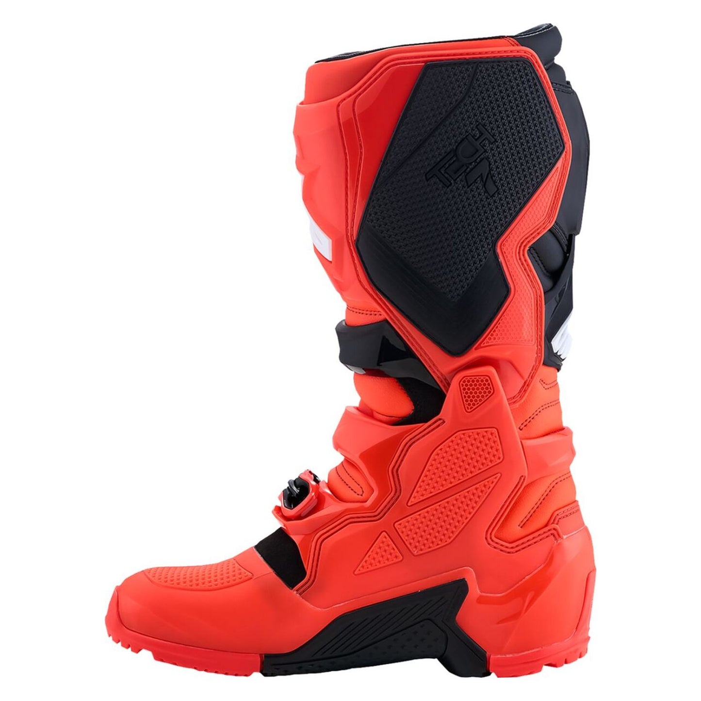 Alpinestars 2027 Tech 7 Enduro MX Boots Red Fluo Black