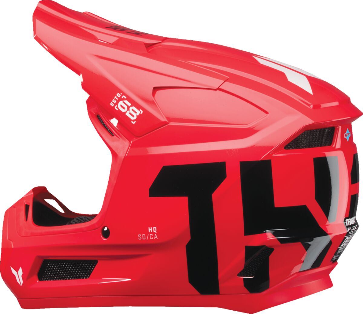 Thor MX Spring 2025 Youth Helmet Fleet Forge Red