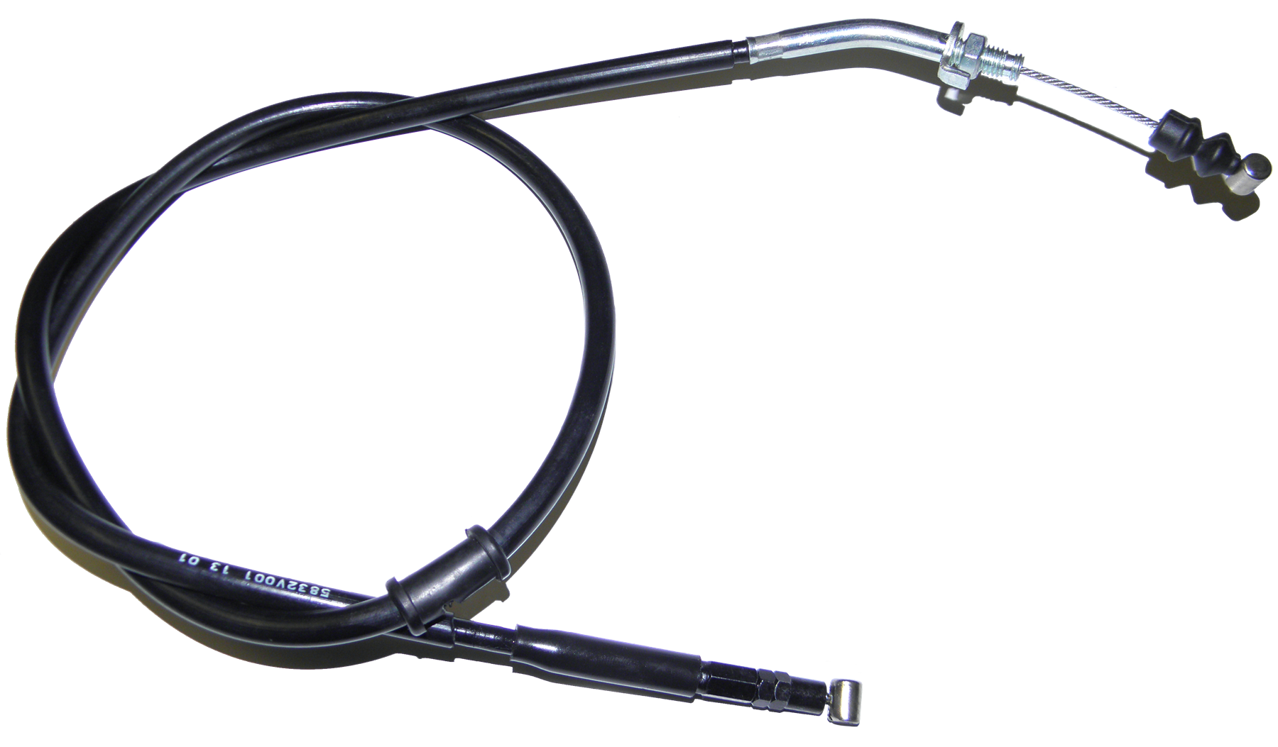 Apico Black Clutch Cable For Yamaha YZ 450F YZF 450 2010-2013