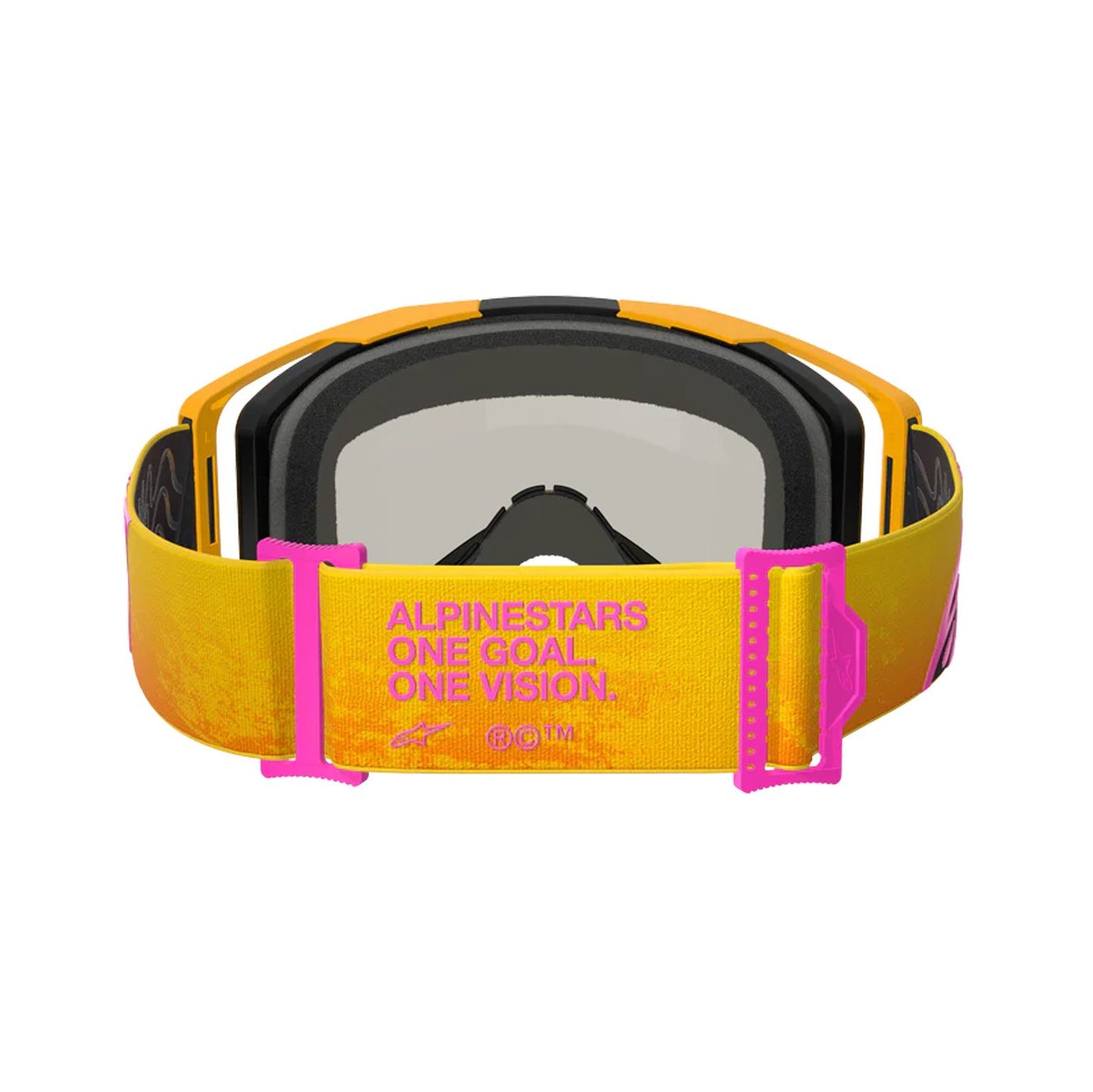 Alpinestars 2026 Vision 8 Corp Motocross Goggles Orange Yellow Pink Mirror Gold One Size
