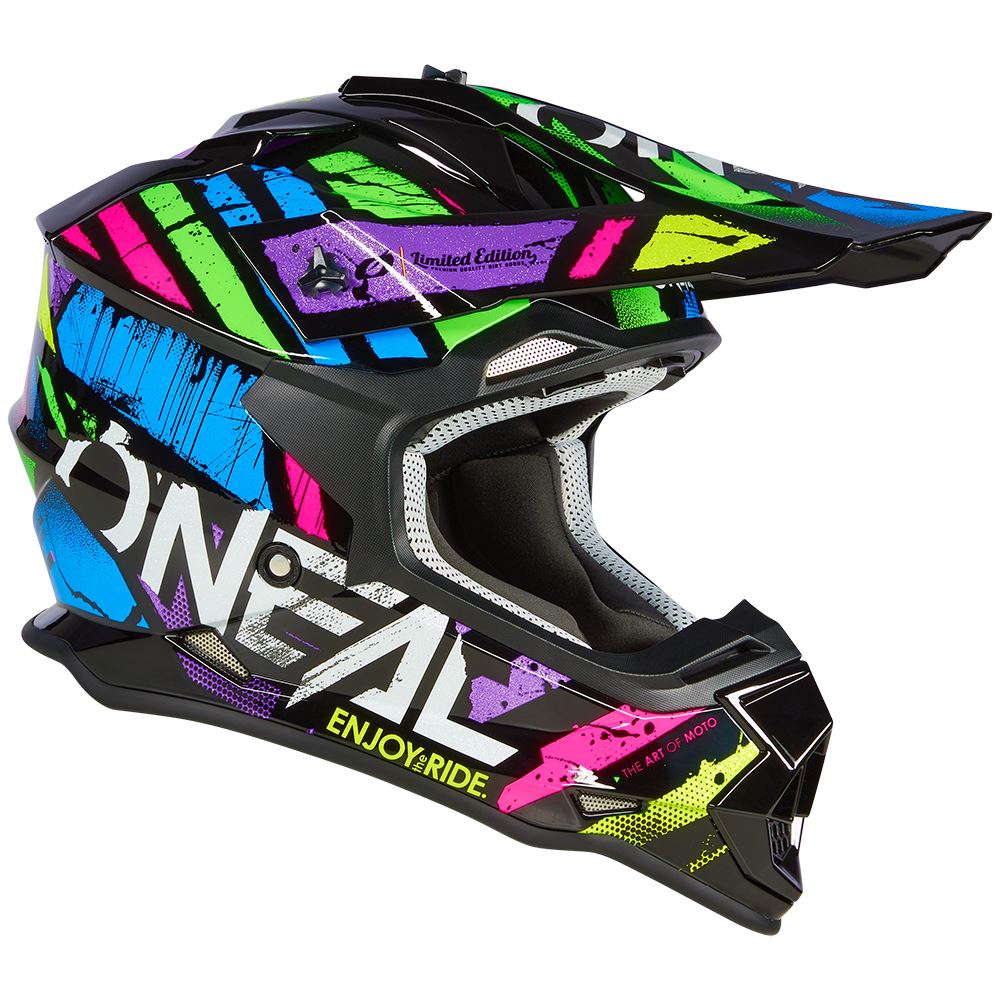 O'Neal 2025 Motocross Helmet 2SRS Glitch Multi
