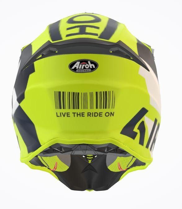 Airoh Helmet Twist 2.0 Lift Yellow Matt