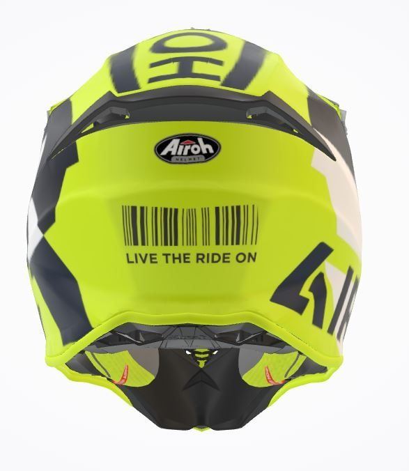 Airoh Helmet  Twist 2.0 Lift Yellow Matt
