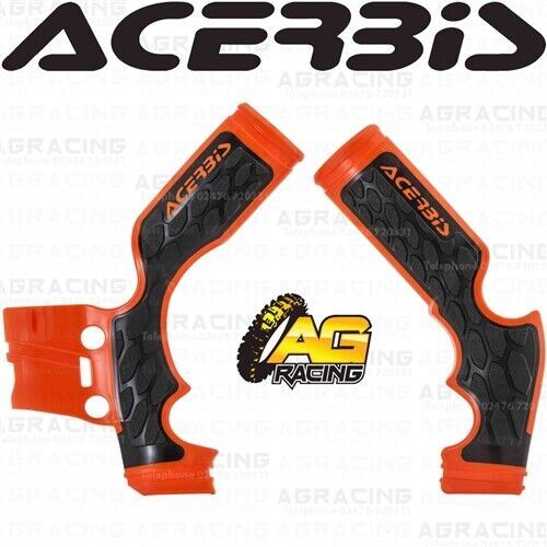 Acerbis X-Grip Frame Protector Guards Orange 2 For KTM SX 65 2014-2023