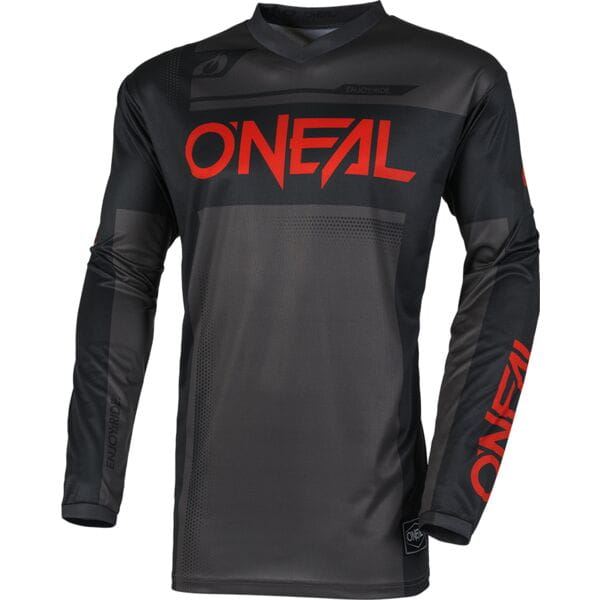 O'Neal 2025 Motocross Jersey Element Racewear Youth Black Grey Red