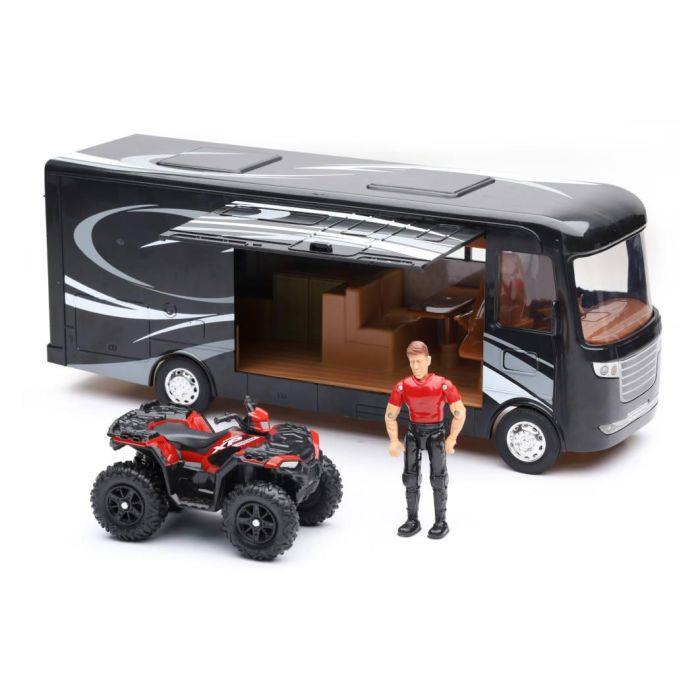 Polaris Sportsman And RV Caravan Set 1:32 Scale Model Toy