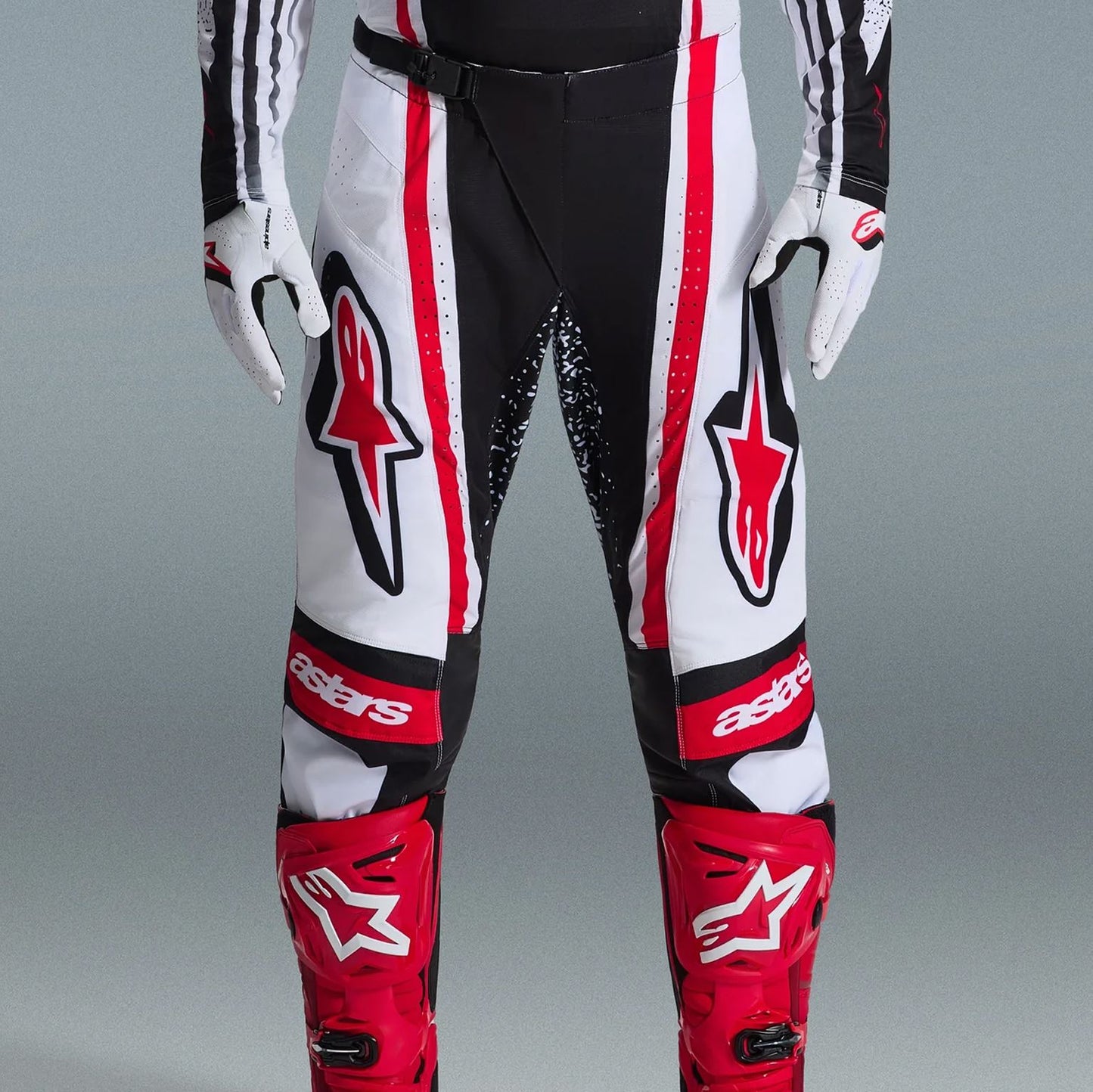 Alpinestars 2026 Techstar Nomur Motocross Pants Black White Red