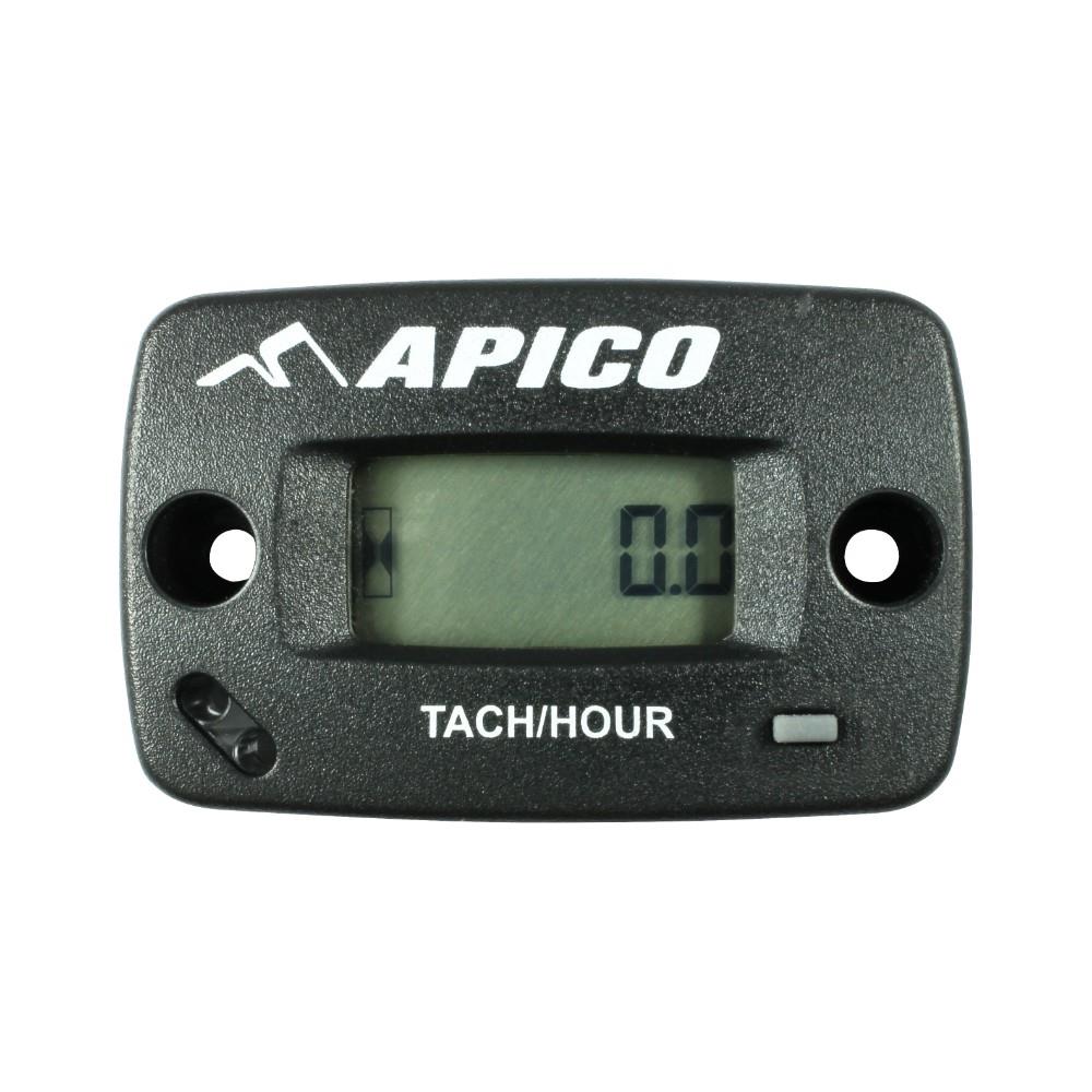 Apico Hour Meter Tachmeter RPM Without Bracket Motocross Enduro Motorcycle ATV