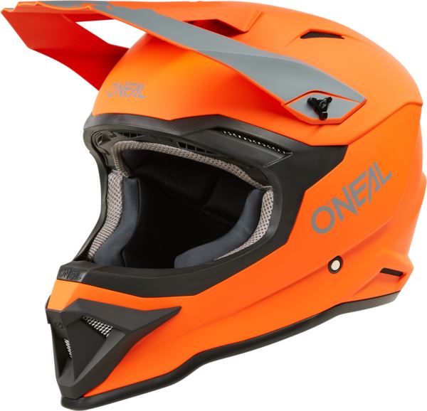 oneal fullface helm O'Neal 2025 Motocross Helmet 1SRS Solid V.24 Orange – A G Racing Limited