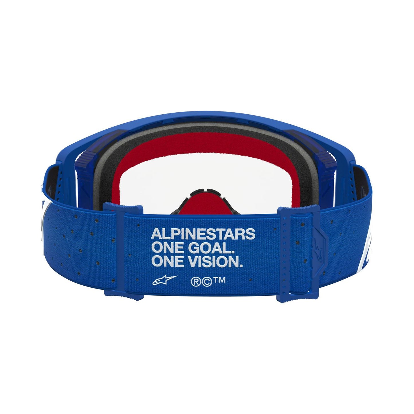 Alpinestars 2027 Supertech Vesta MX Goggles Blue White Clear