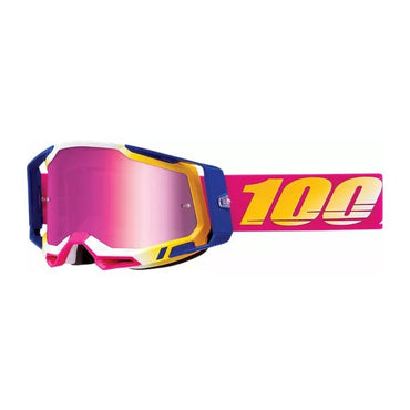 100% MX Goggles Racecraft 2 Mission Pink Mirror