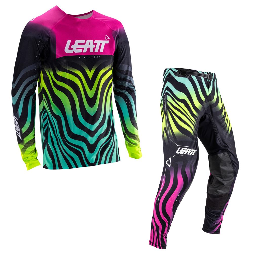Leatt 2026 Motocross Combo Kit 5.5 Ultraweld Tiger Pink