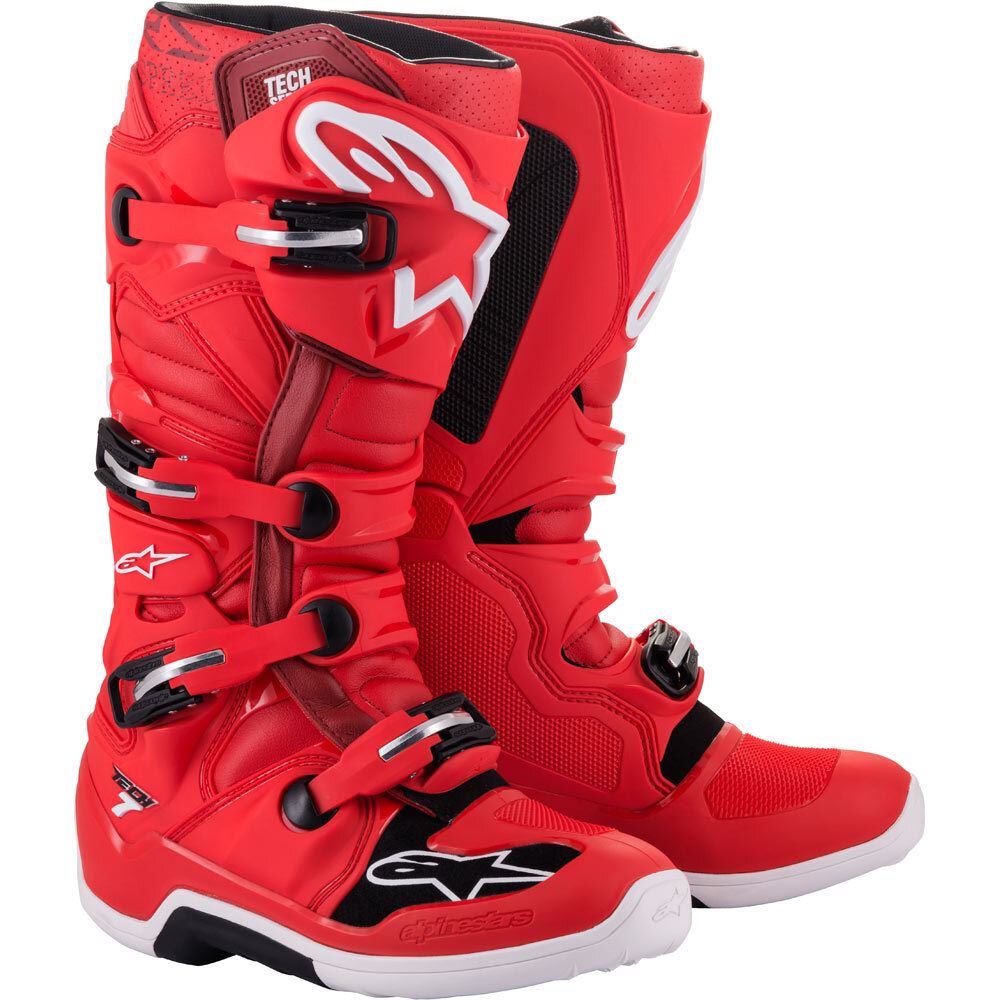 Alpinestars 2024 Tech 7 Motocross Boots Red