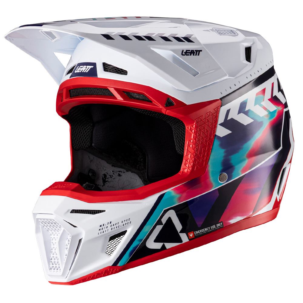 Leatt 2026 Motocross Helmet 8.5 Composite Royal & 5.5 Goggles