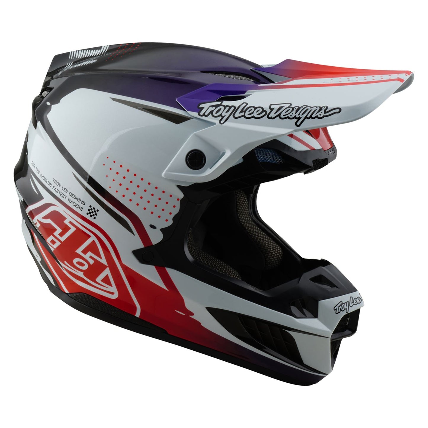 Troy Lee Designs Spring 2025 MX Helmet SE5 Carbon Drip Black