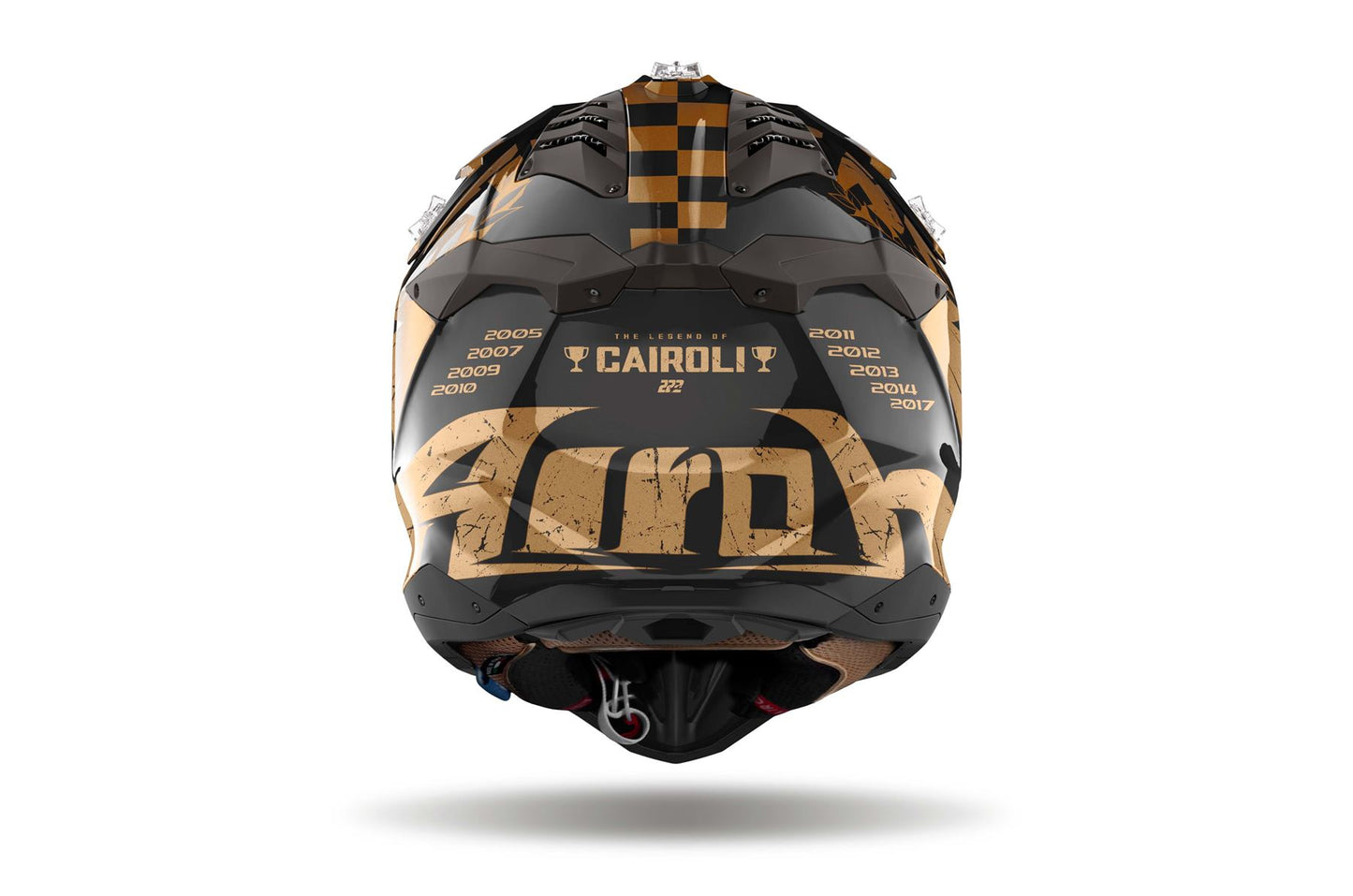 Airoh Helmet 2024 Aviator 3 Legend Chrome Gloss HPC Carbon