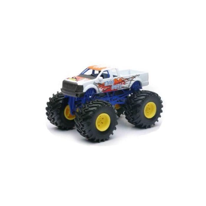 Monster Truck White And Blue 1:43 Scale Model Toy
