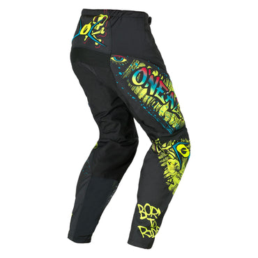 O'Neal 2026 Youth Element Rancid Black Neon Yellow MX Pants