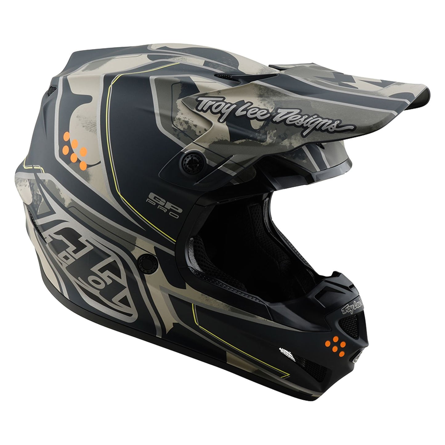 Troy Lee Designs Spring 2025 MX Helmet GP PRO Trooper Black Caper