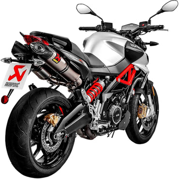 Akrapovic Titanium Line Dual Slip On Silencer For Aprilia SL 900 ABS Shiver 2017-2020