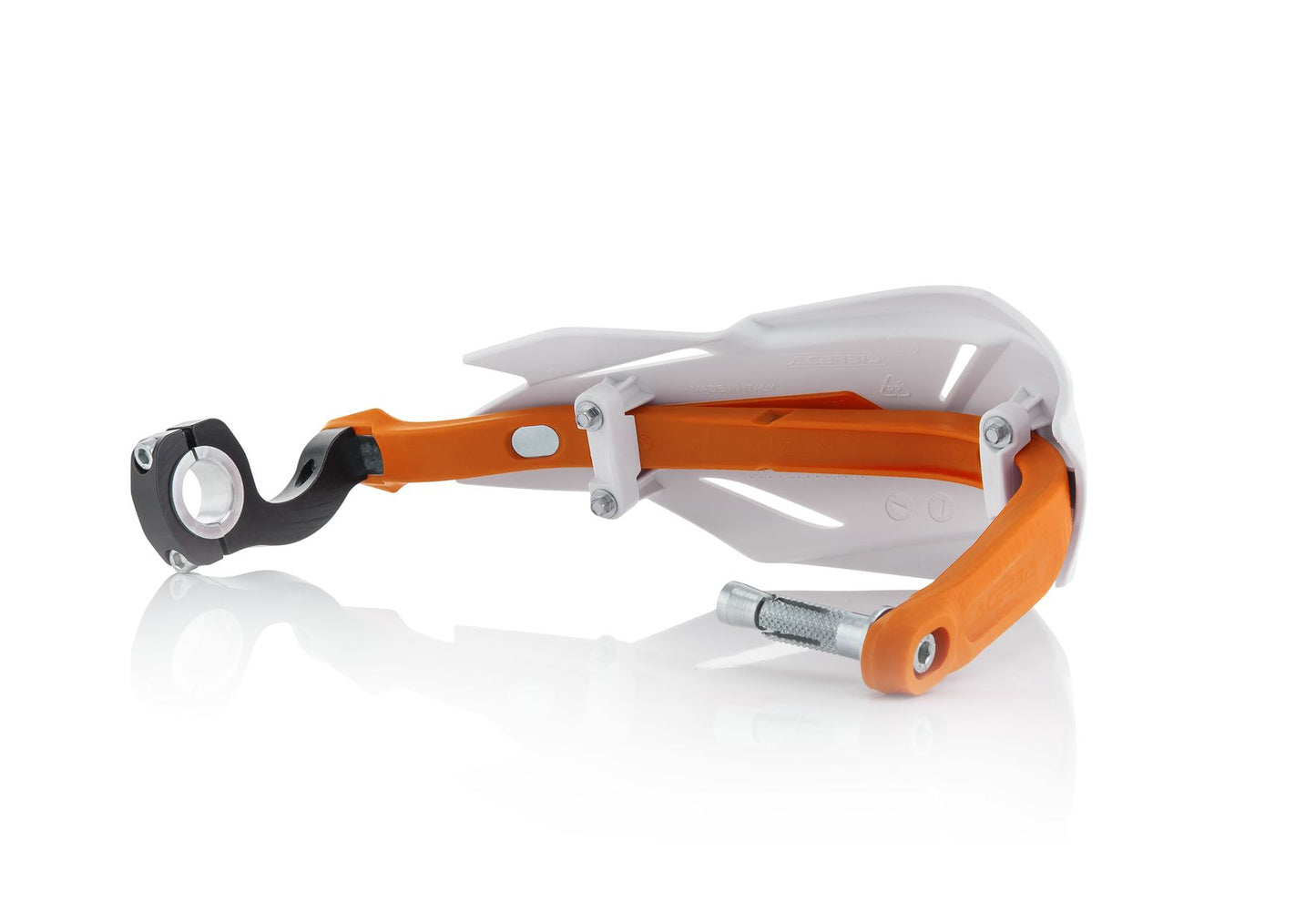 Acerbis X-Factory White Orange Handguards Husqvarna TE 300 2014 - 2017 & 2024