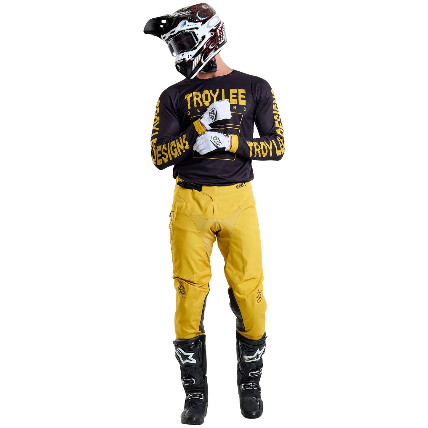 Troy Lee Designs Spring 2025 MX Combo Kit GP PRO Step Up Black Gold