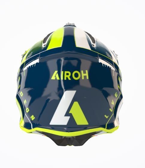 Airoh Helmet Aviator Ace Amaze Blue Gloss