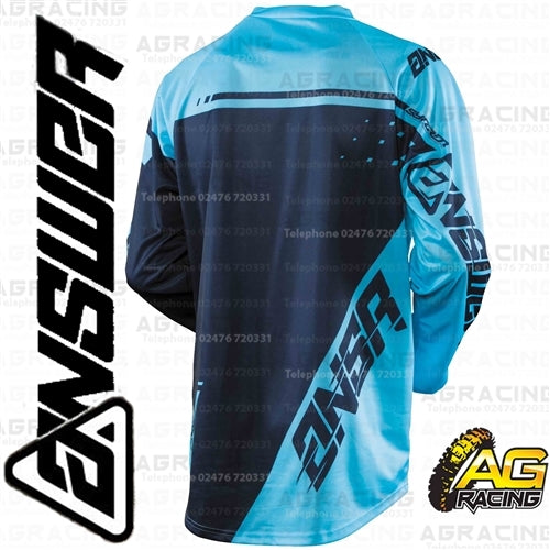 Answer Racing A18 Syncron Race Jersey Pants Combo Kit Blue Navy
